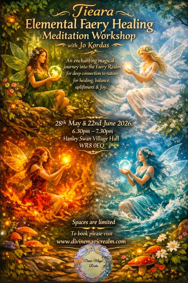 Tieara Elemental Faery Healing Meditation Workshop 22nd June 2026