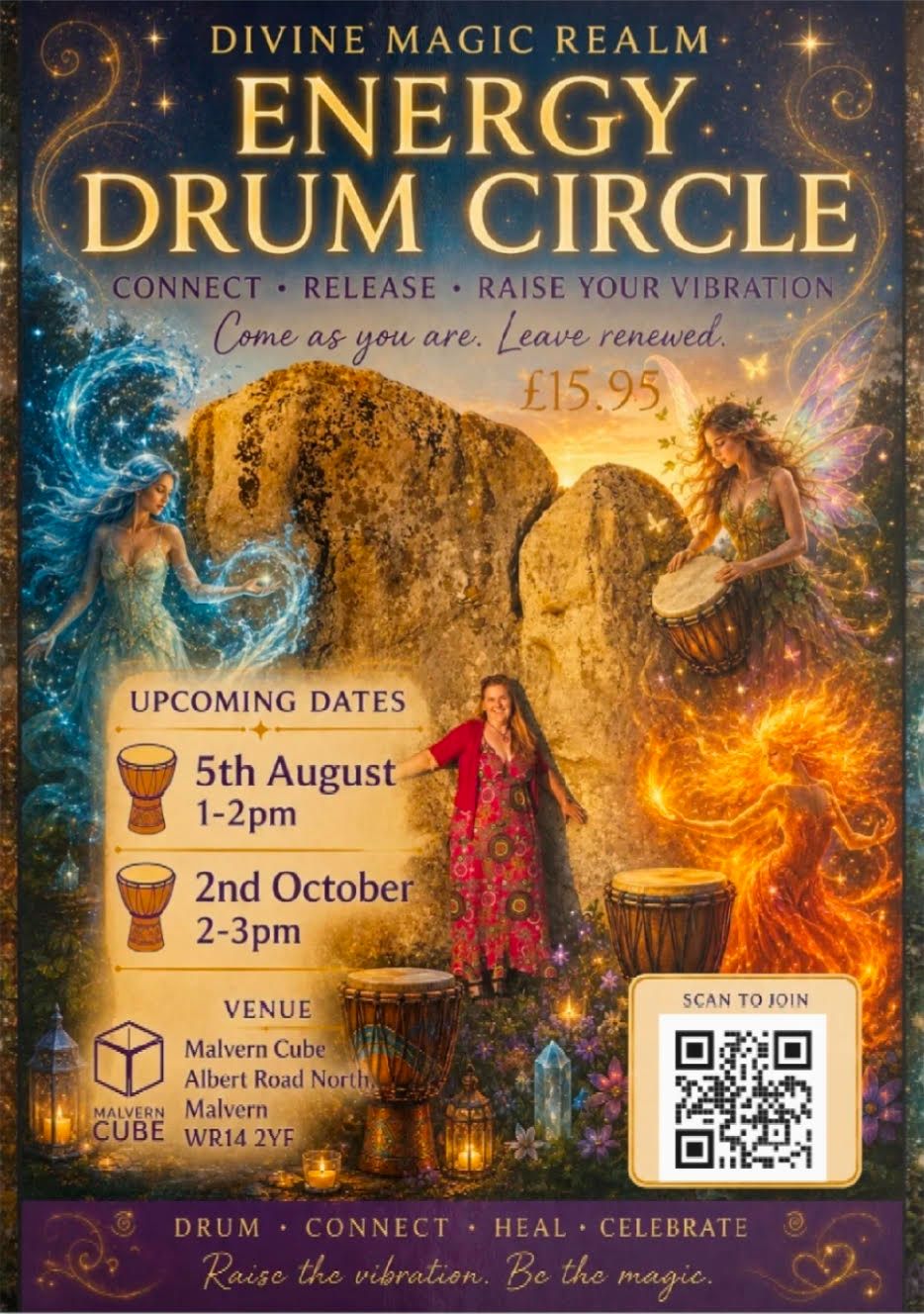 Divine Magic Realm Energy Drum Circle 2nd October 2026