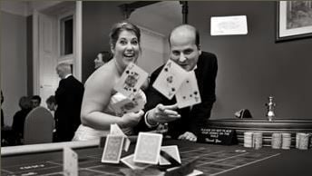 Weddings fun casino hire