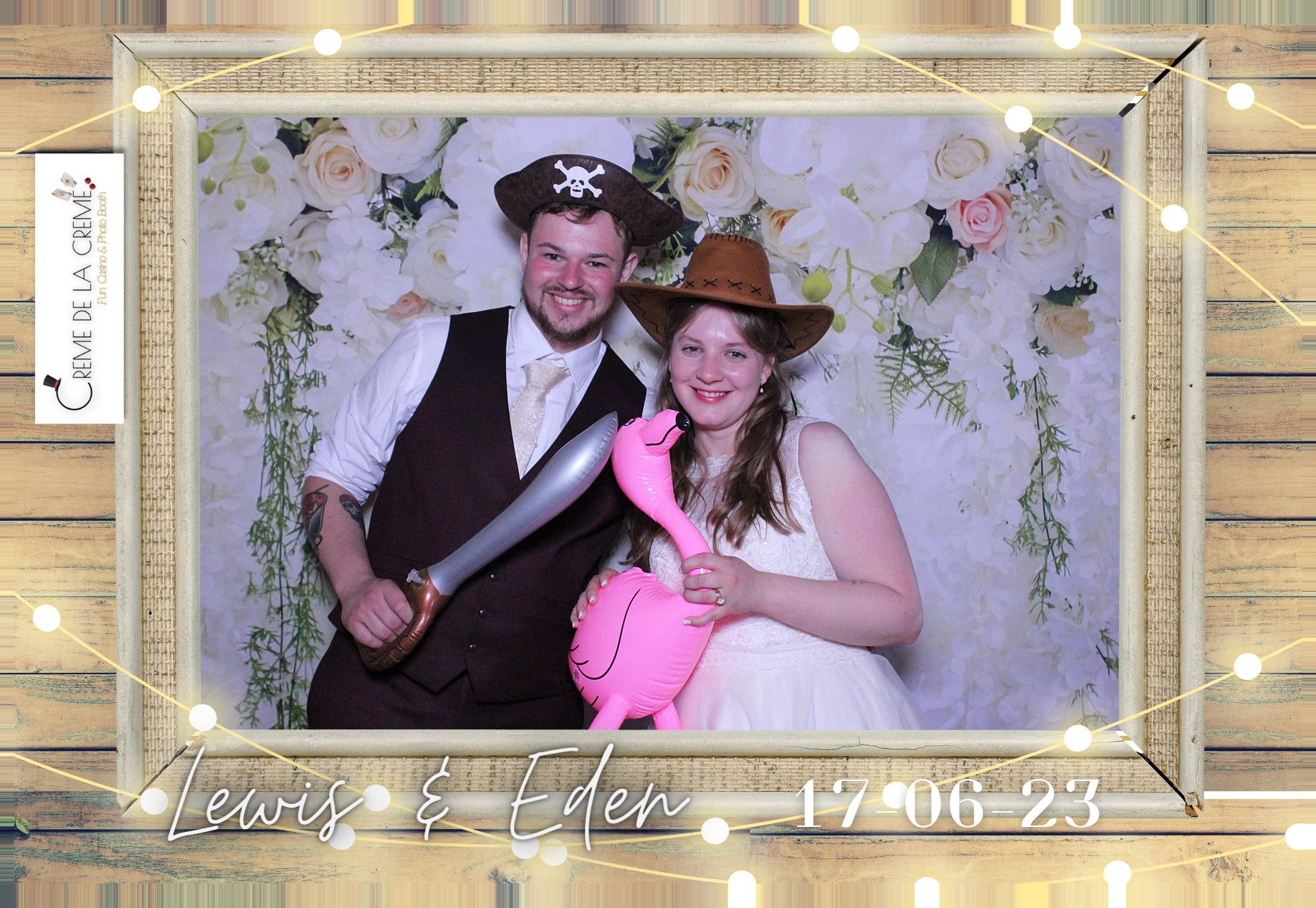 Bickham Barn Kenn Exeter wedding photobooth hire