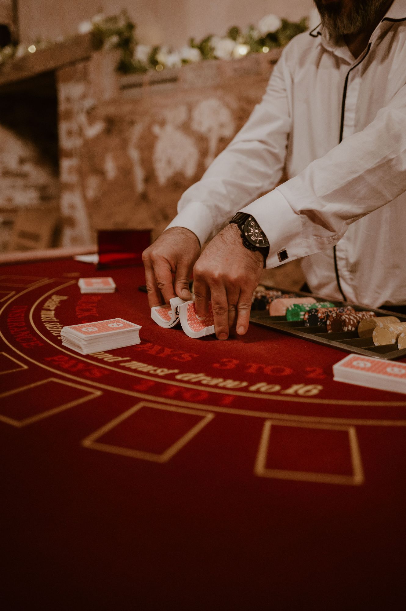 Black jack fun wedding hire