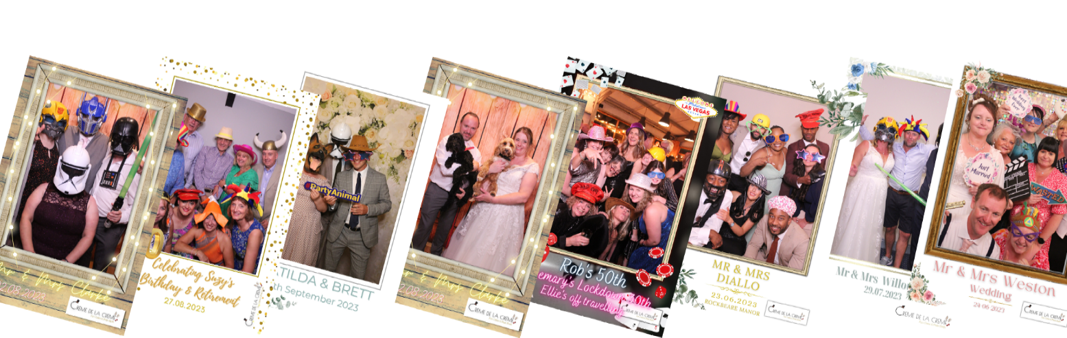 bespoke photo templates for your photobooth guest