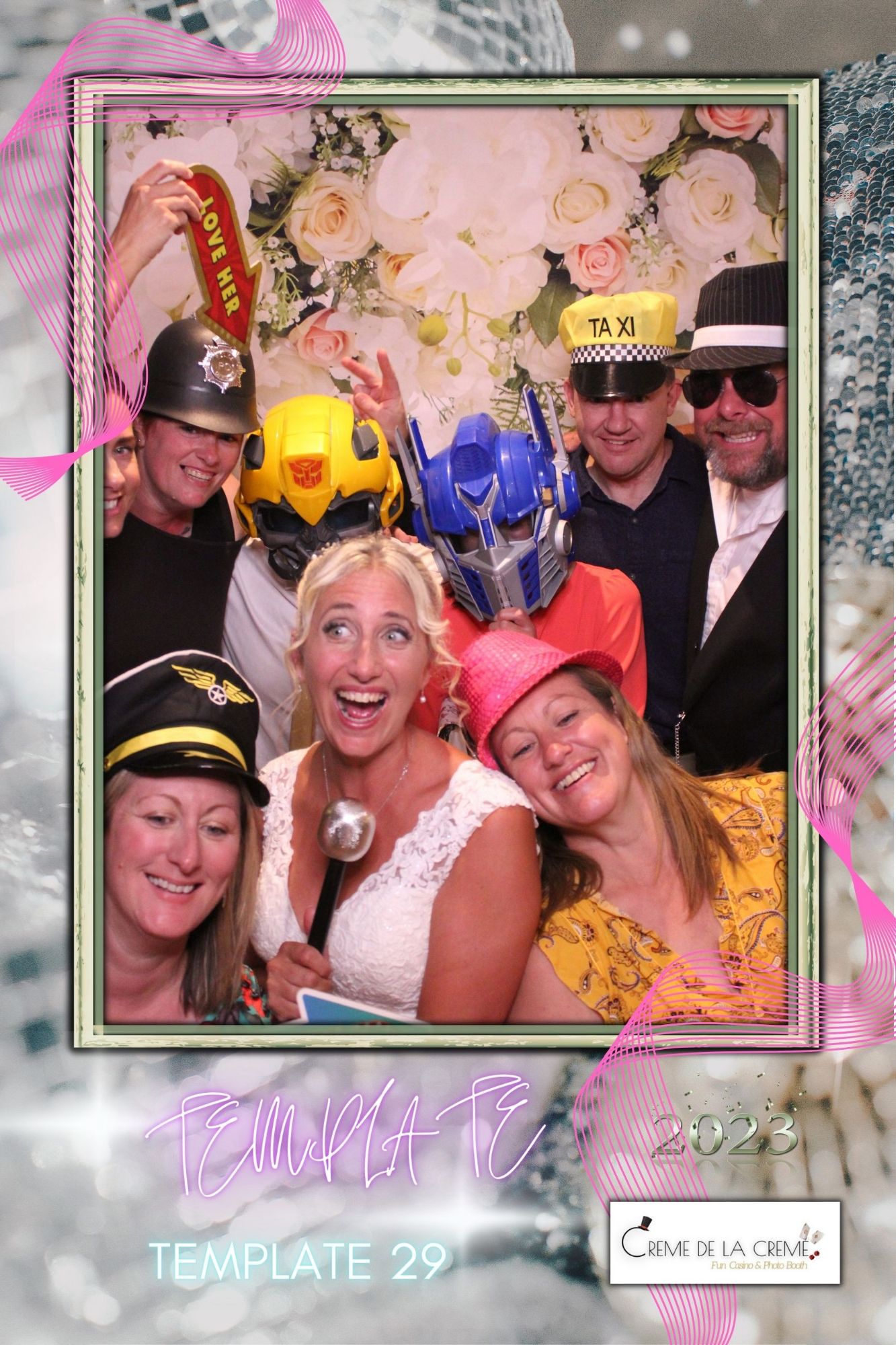 Party night photobooth template