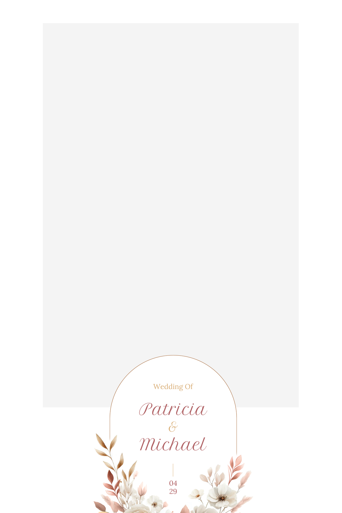 W3 Biscotti Boho Wedding Photo Booth