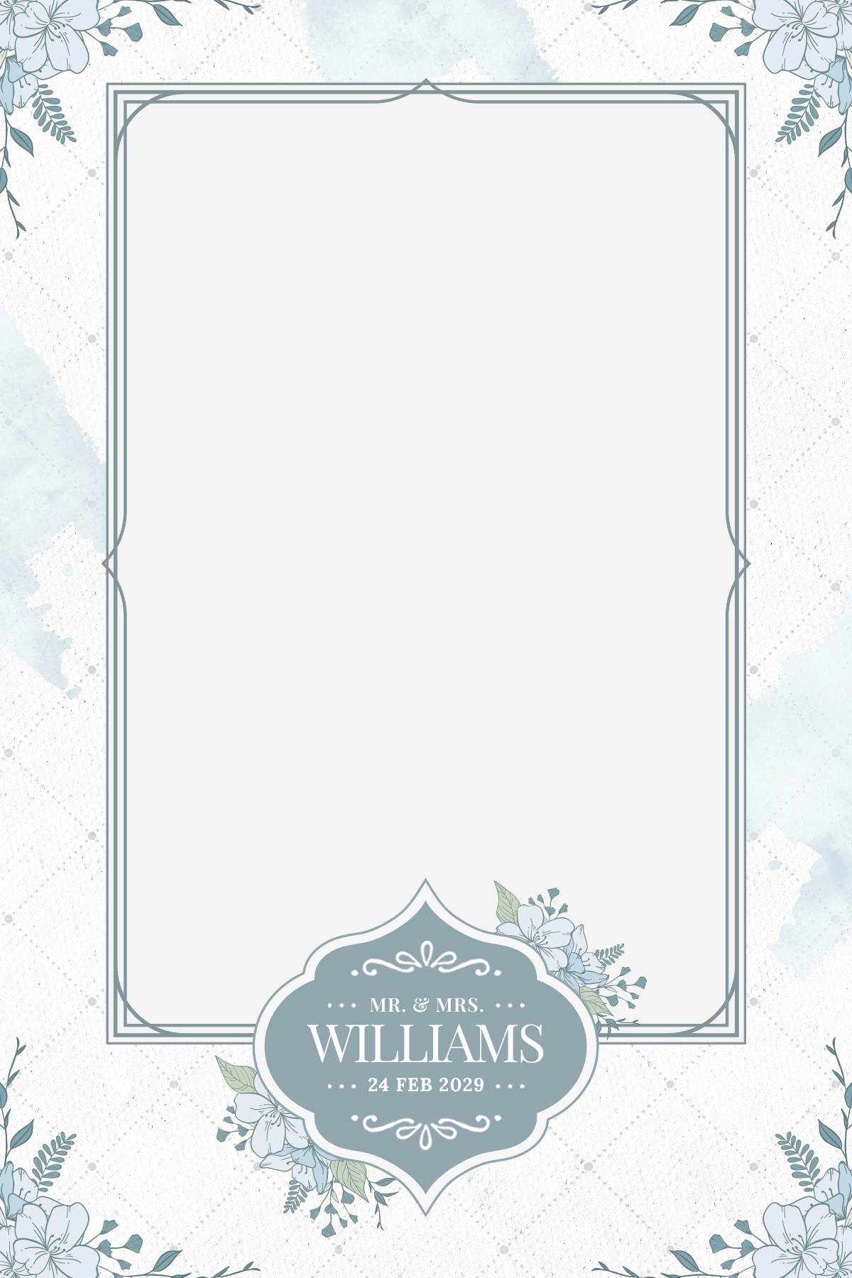 W10 Blue Rustic Wedding Photo Booth