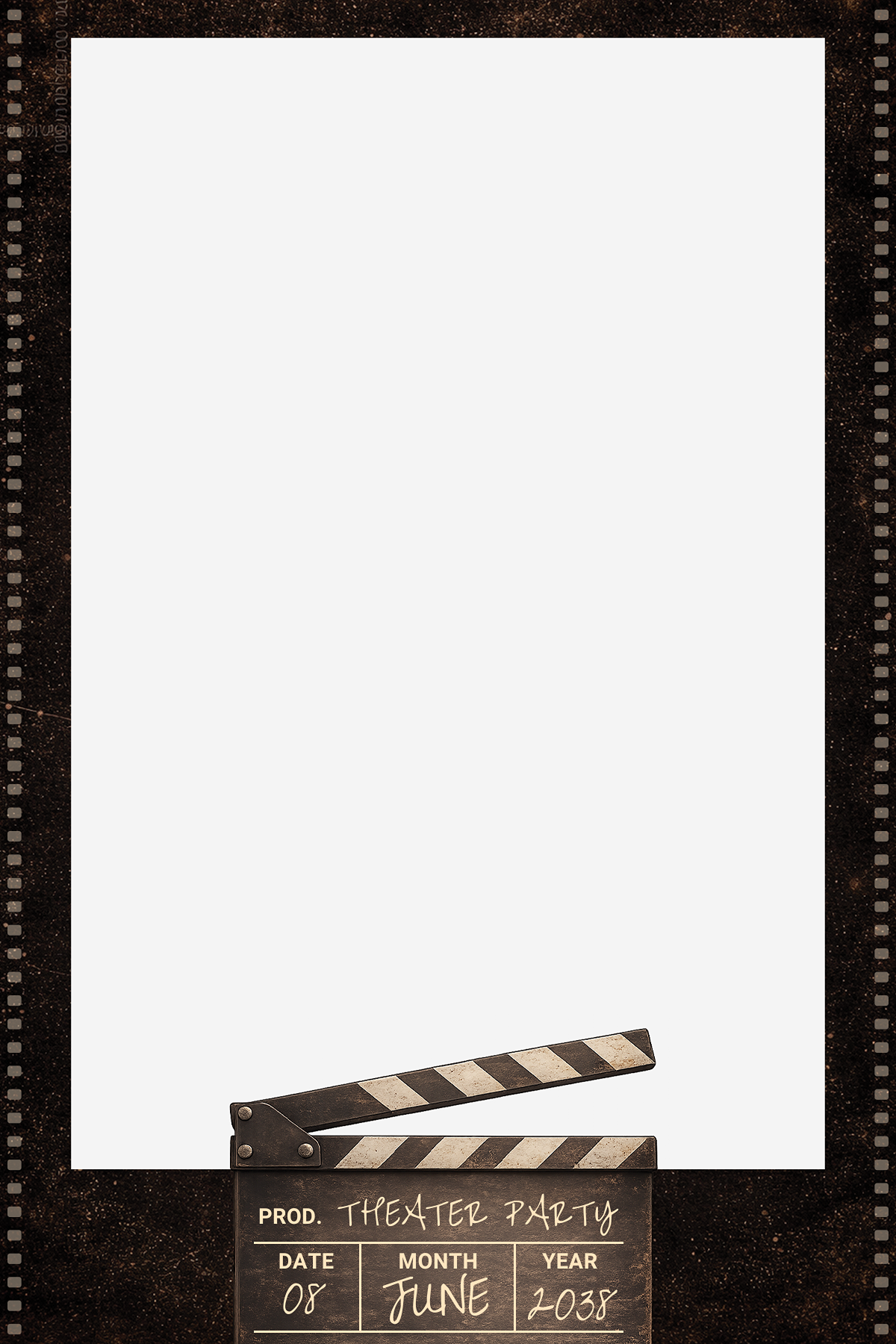 B3 Film Strip Photo Booth Template