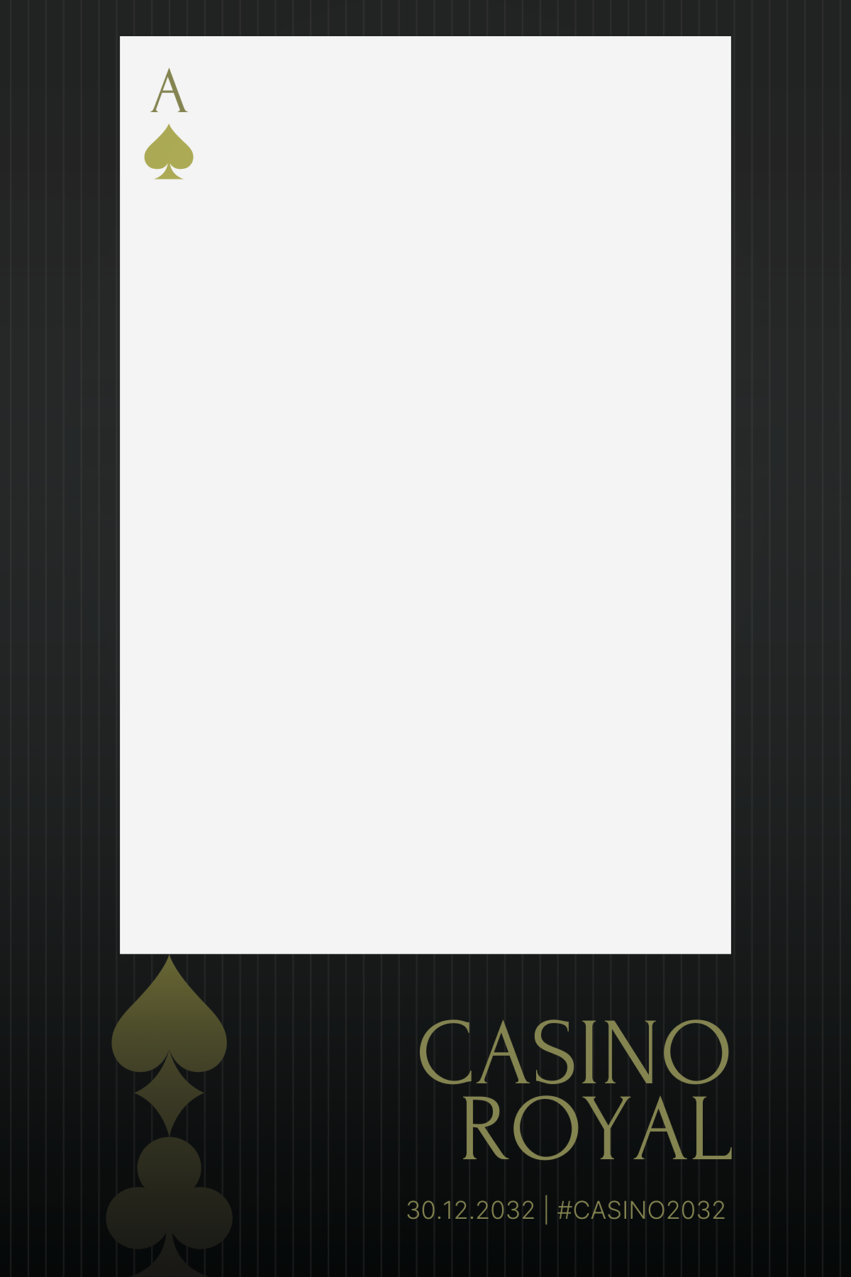 B25 Casino Photo Booth Template