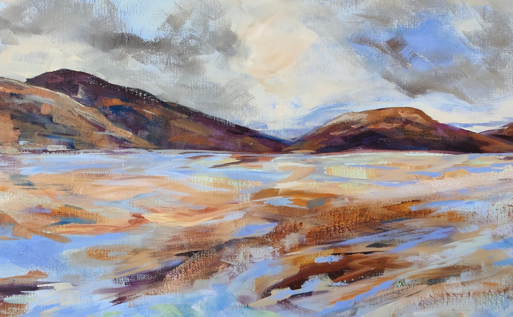 painting of lancashire moor