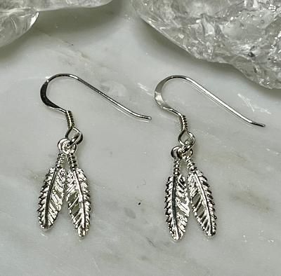 Feathers of freedom earrings