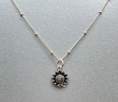 Sunflower necklace