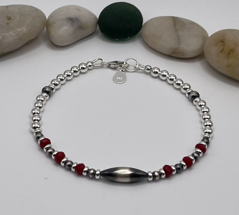 Navajo pearl warrior bracelet