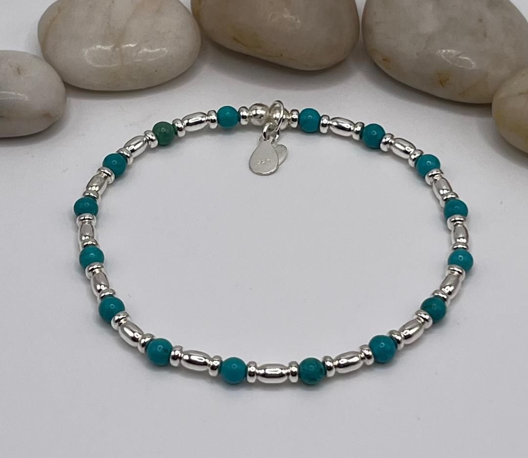 December Birthstone Bracelet - Turquoise