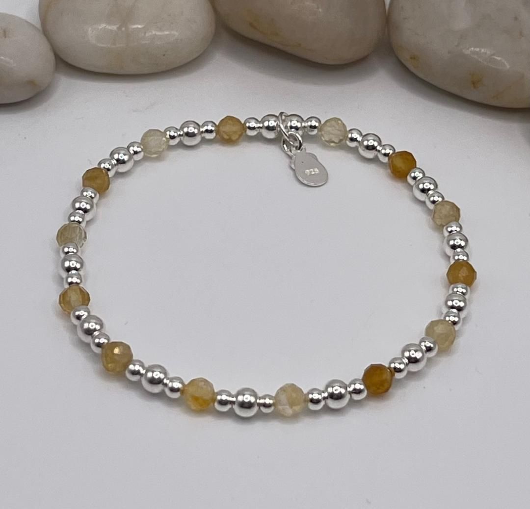 November Birthstone Bracelet - Citrine