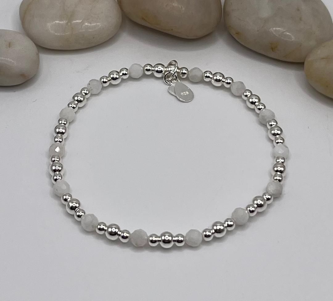 June Birthstone Bracelet - Moonstone