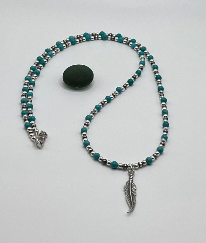 navajo pearl and turquoise necklace 