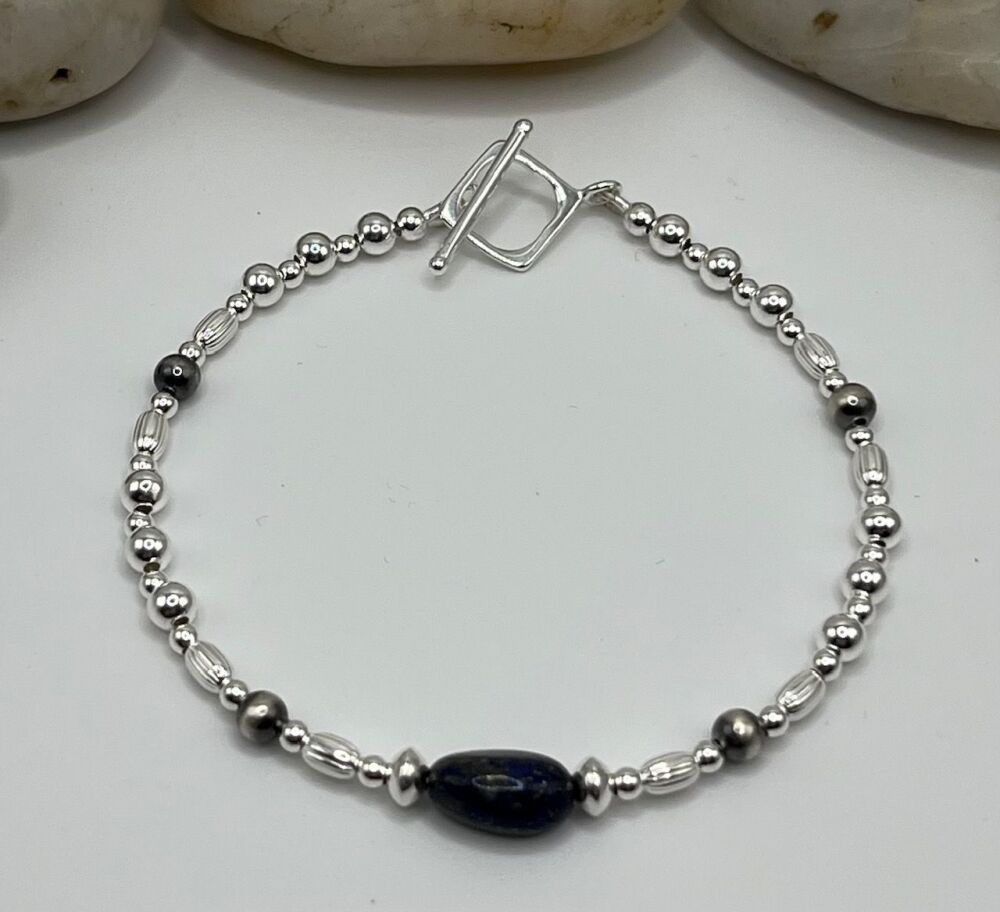 Navajo Pearl Mountain Bracelet