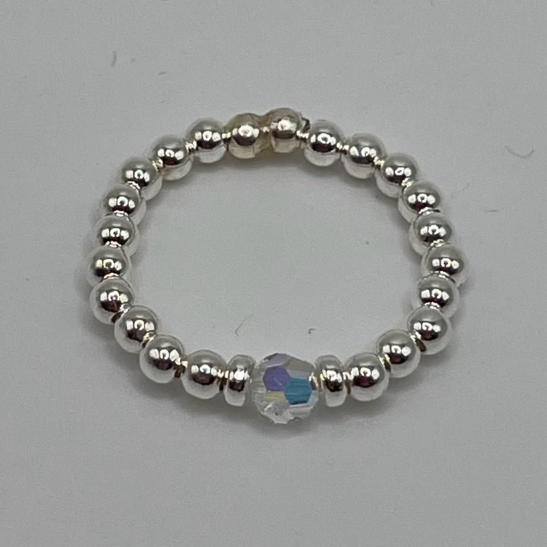 April Birthstone Ring - Crystal