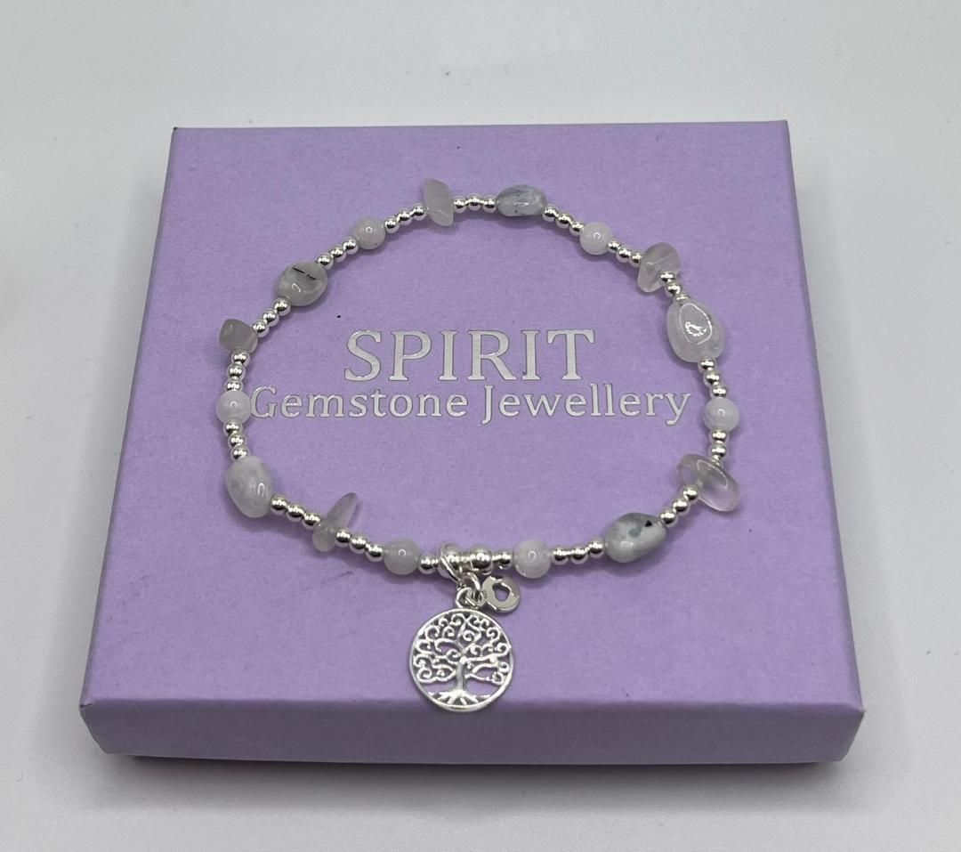 Family tree bracelet - moonstone