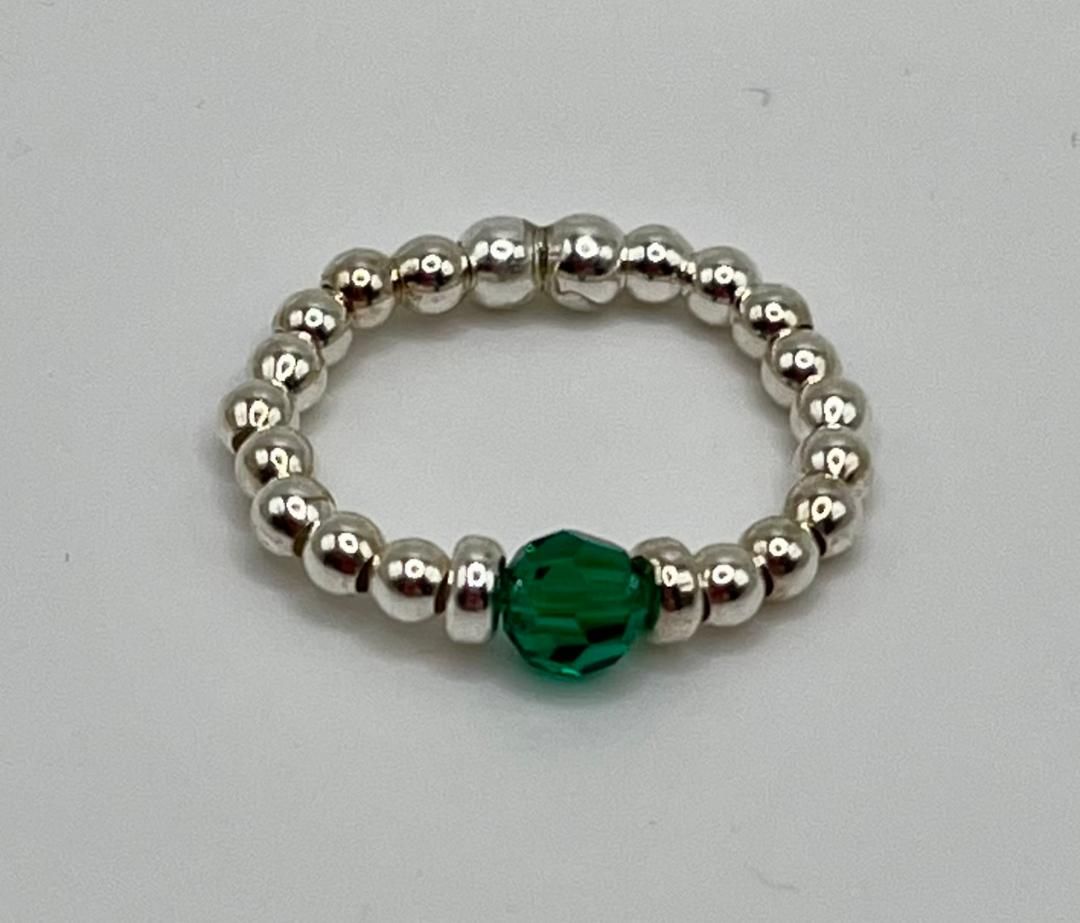 May Birthstone Ring - Emerald