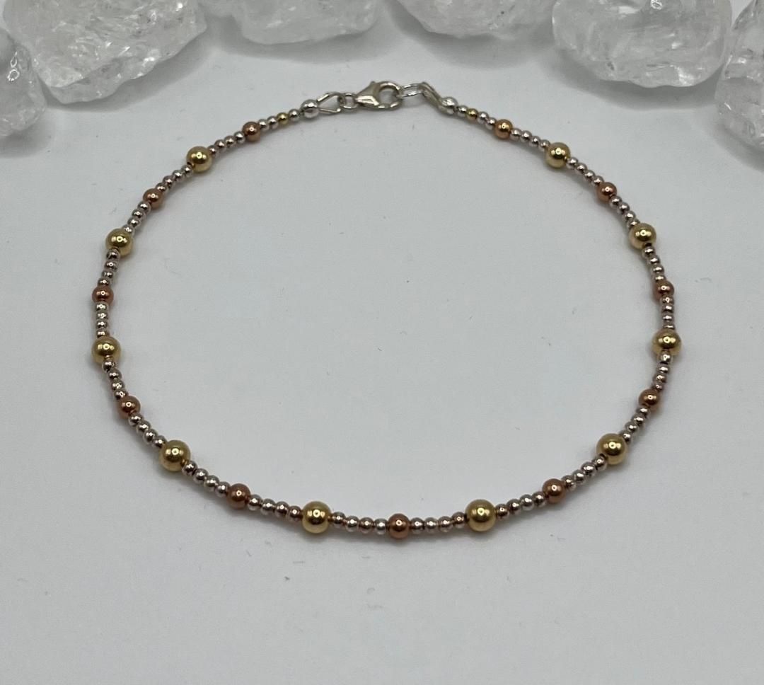 Mixed Metal Anklet