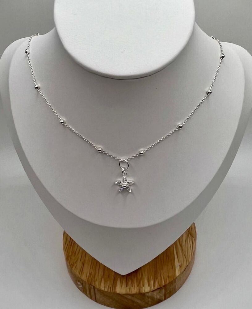 Crystal Flower Necklace