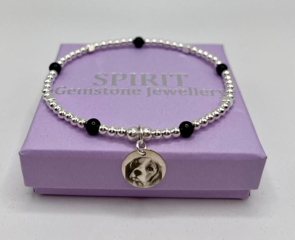 Women's Camp Beagle Logo Bracelet