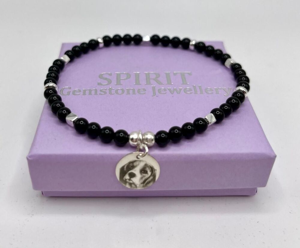 Men's Camp Beagle Logo Bracelet