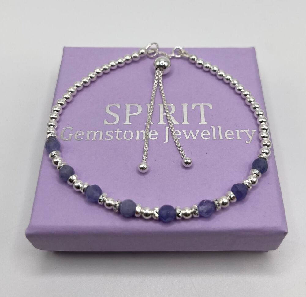 Tanzanite Slider Bracelet