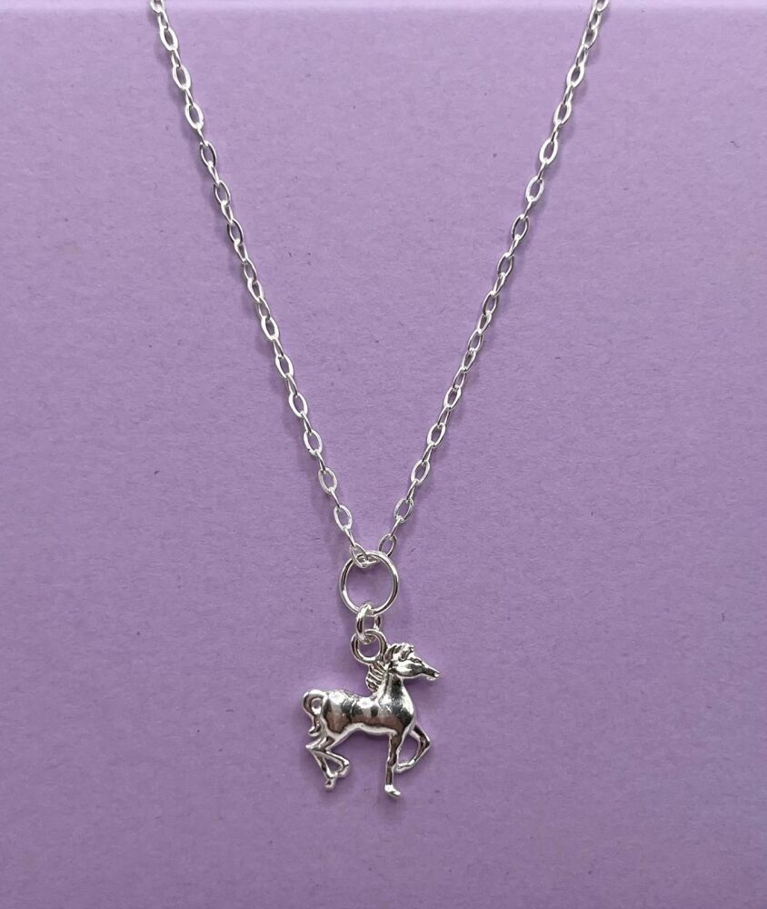 Girls Pony Lovers Necklace