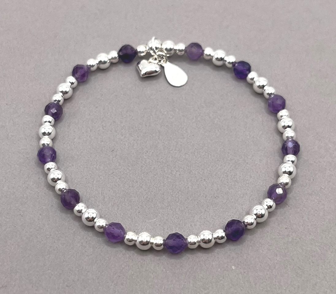 February Birthstone Bracelet