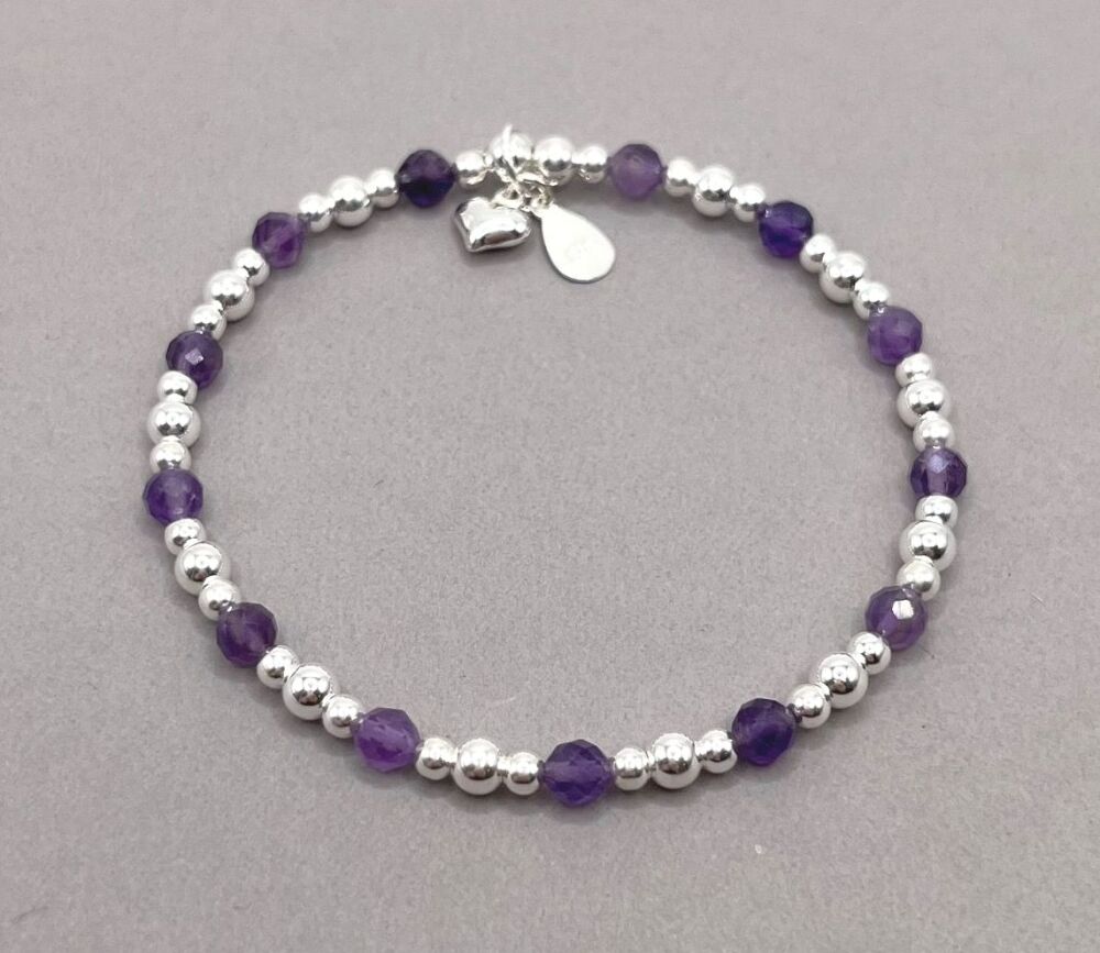 February Birthstone Stack