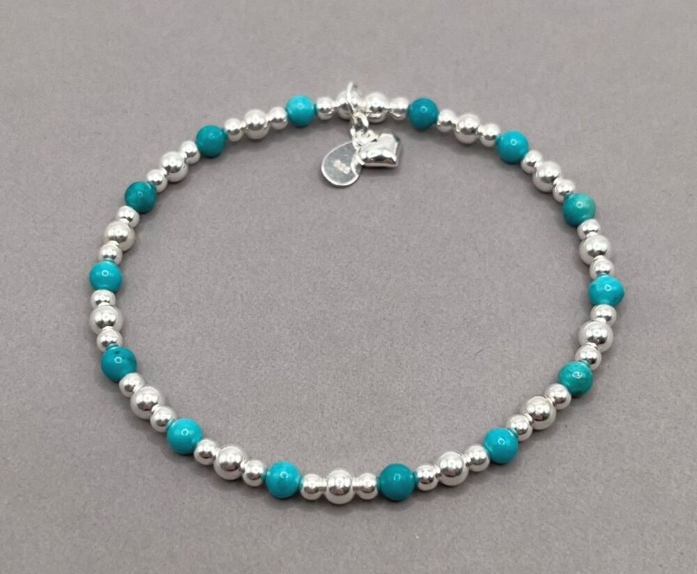 December Birthstone Stacking Bracelet