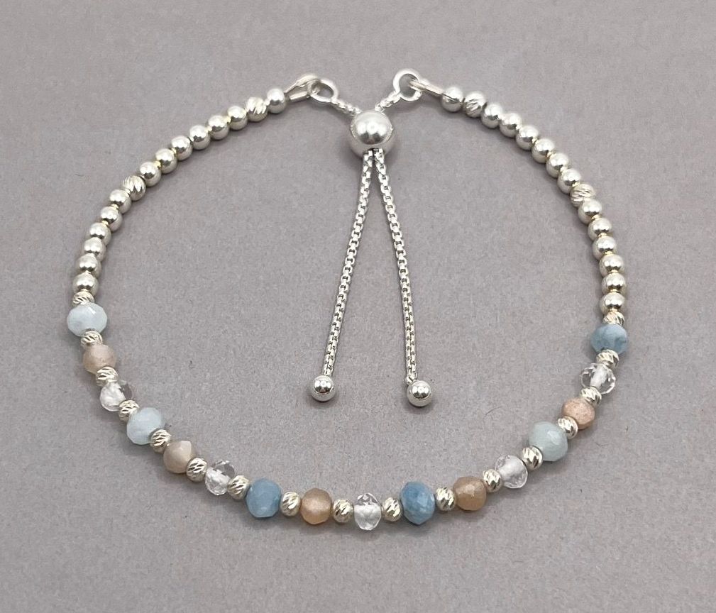 Peach Breeze Slider Bracelet