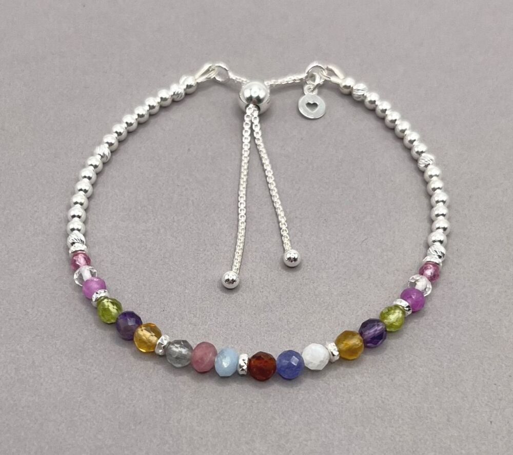 Autumn Sunburst Slider Bracelet