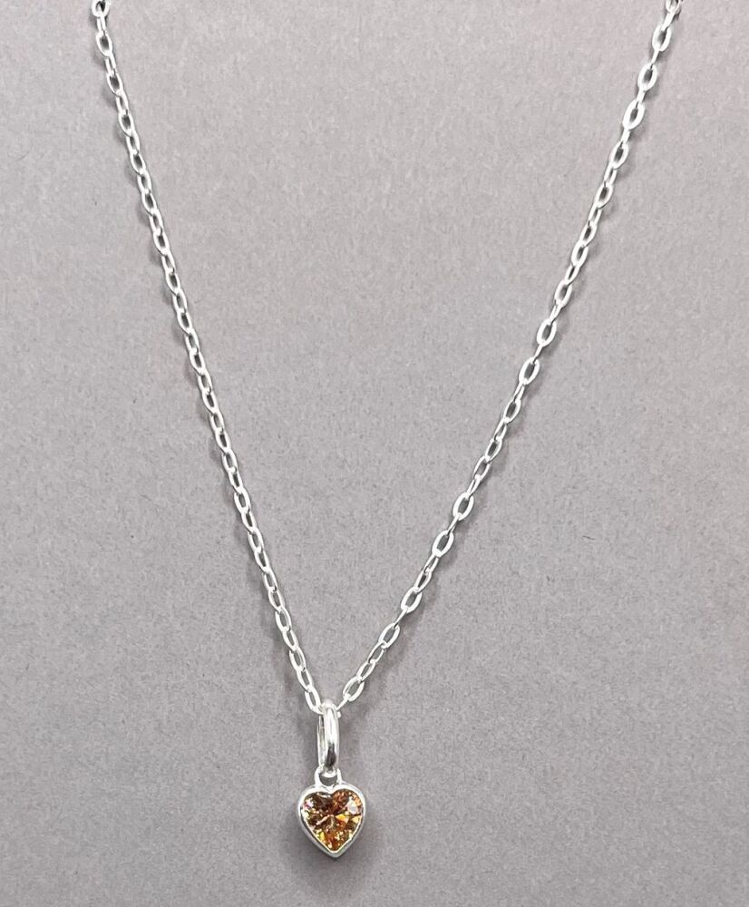November Birthstone necklace