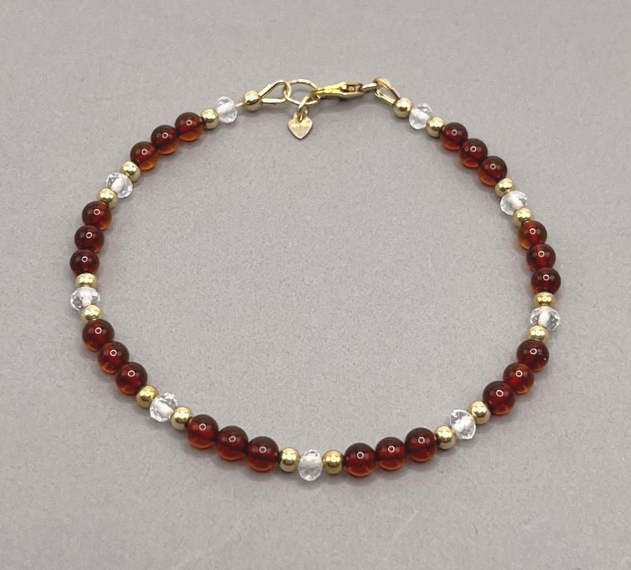 Gold Amber Spice Bracelet