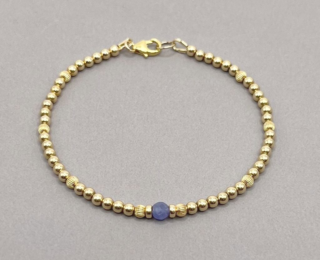 December Birthstone Solitaire Bracelet
