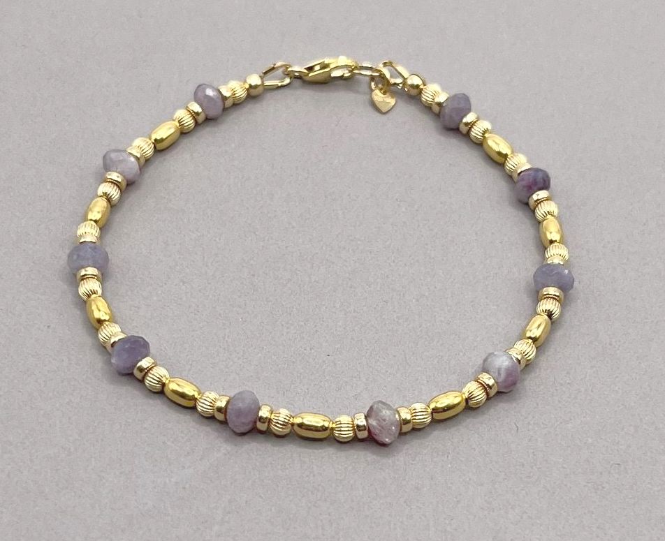 Plum Tourmaline Bracelet