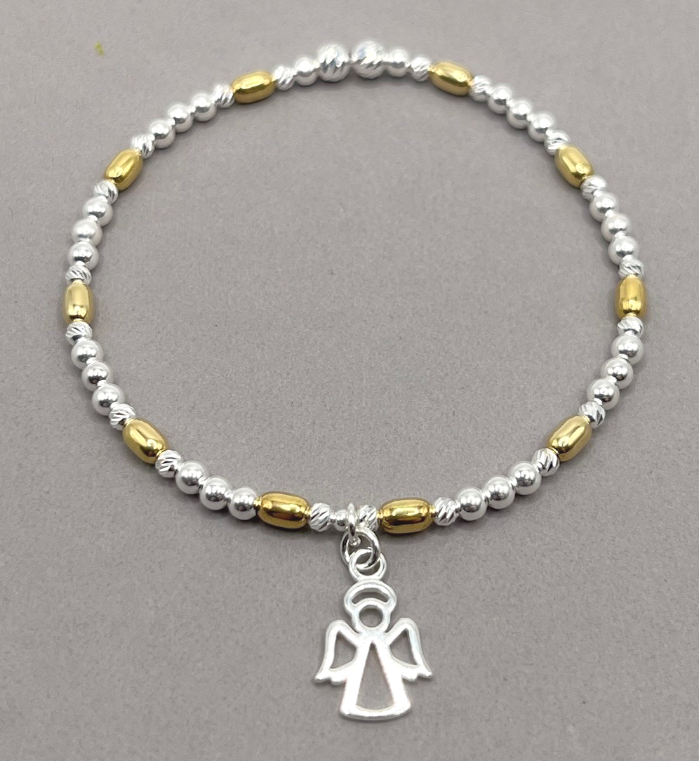 Christmas agnel charm bracelet