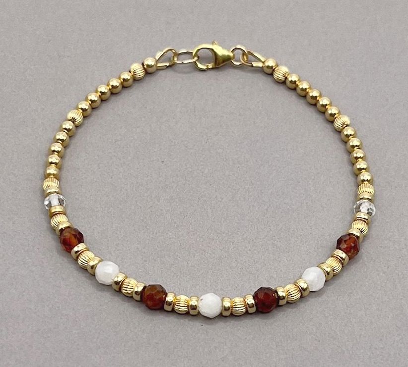 Gold Family Birthstone Bracelet