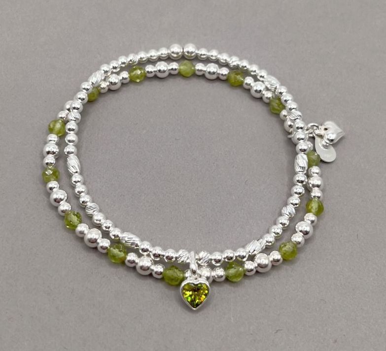 August Birthstone Stack