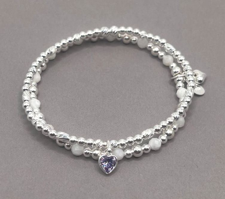 June Birthstone Stack