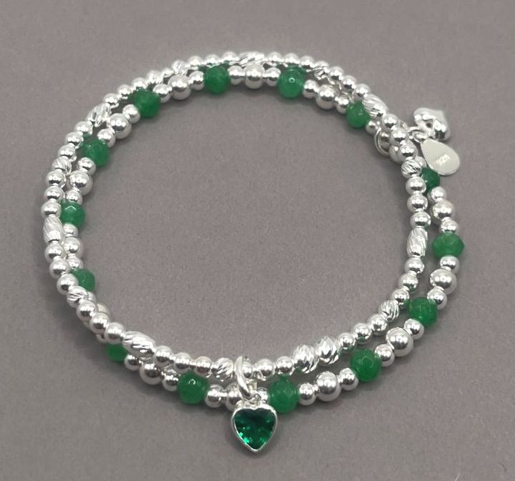 May Birthstone Stack