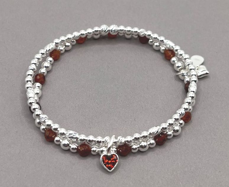 January Birthstone Stack