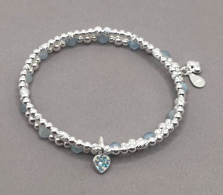 March Birthstone Stack