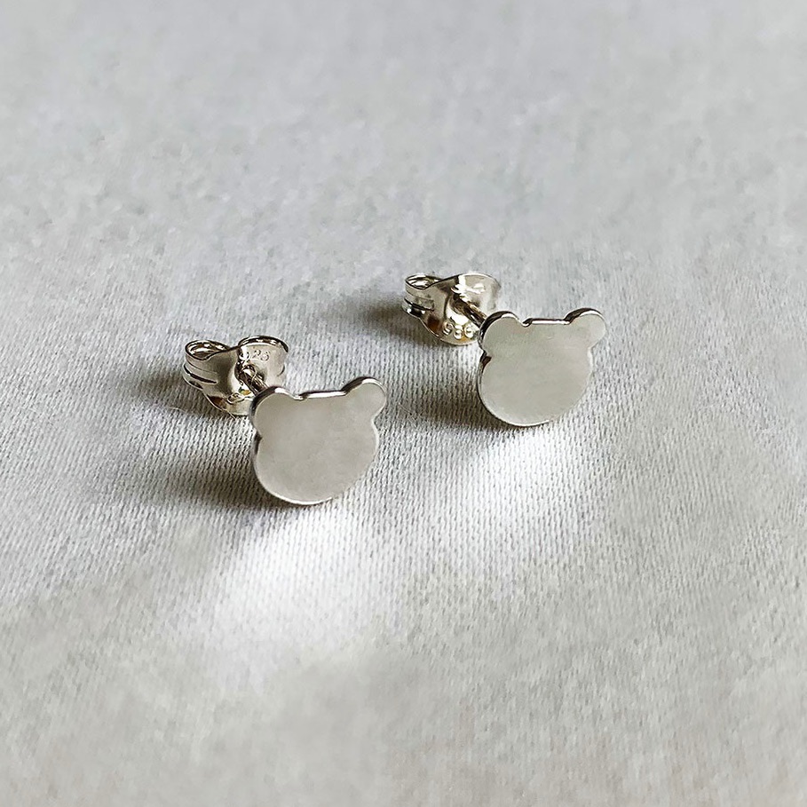 Bear Stud Earrings