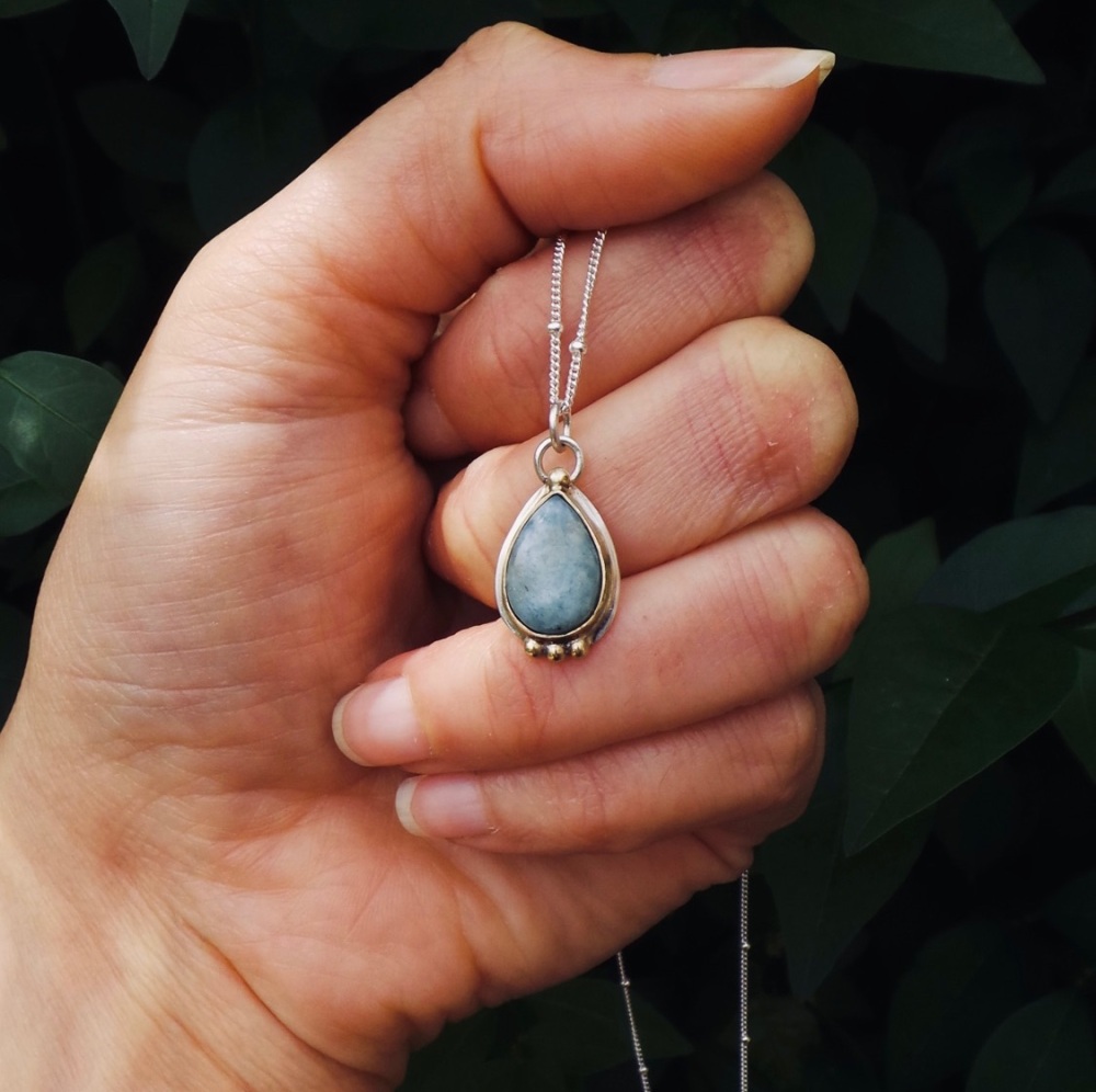 One of a kind Larimar Necklace