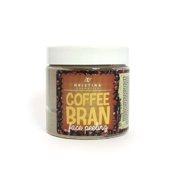 Coffee Bran Face Scrub - Hristina Cosmetics