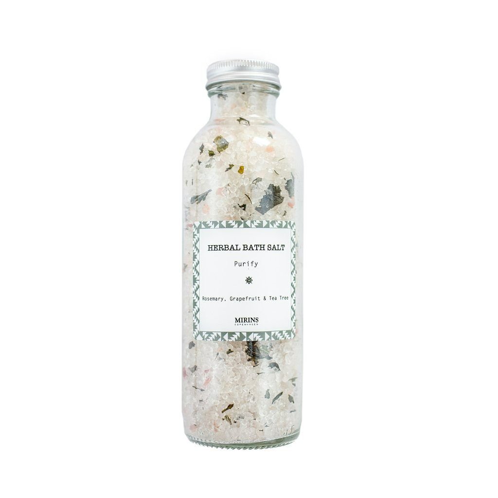 Herbal Bath Salt - Purify - Grapefruit, Rosemary & Tea Tree - Mirins Copenhagen
