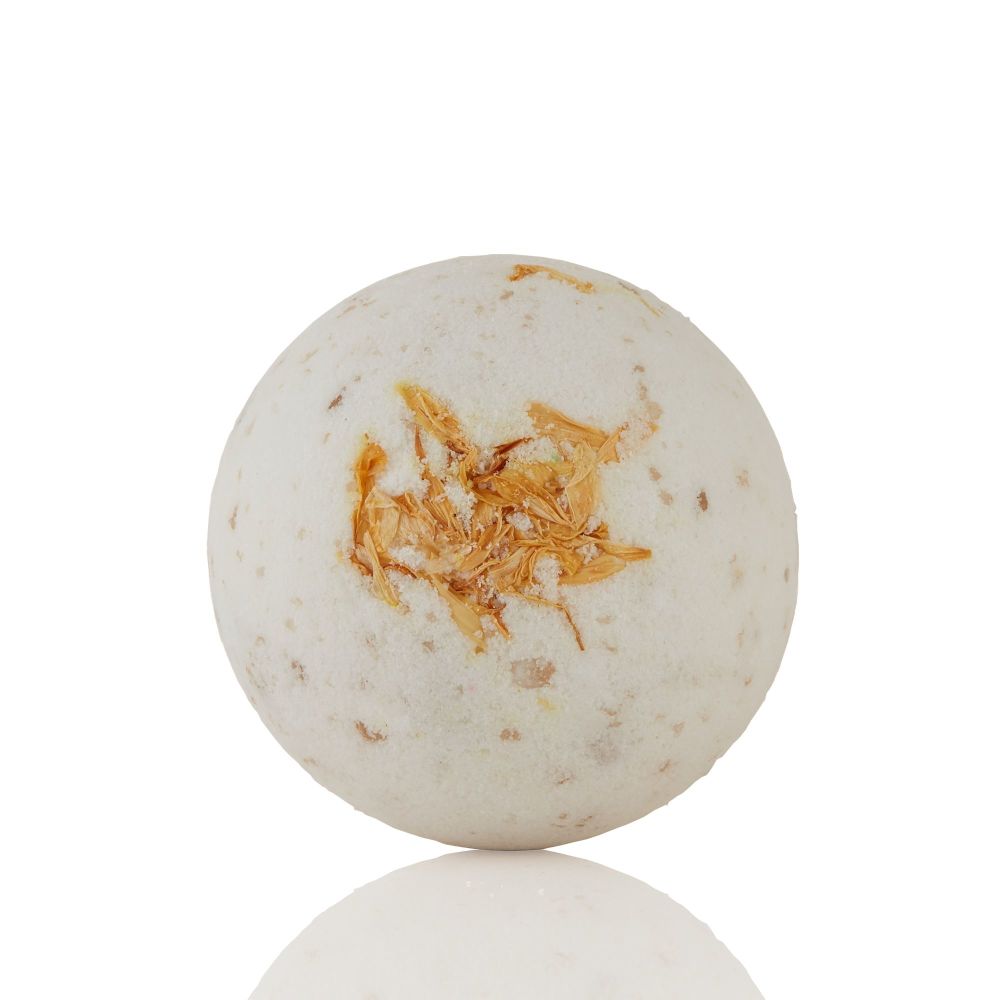 Calendula Bath Bomb with Dried Herbs  - UC Natural